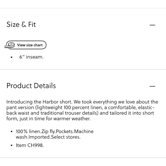 🩶 J. Crew 6” Harbor Short in Striped Linen - Picture 4 of 8